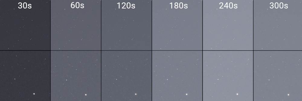 3D-Printed Star Tracker Polar Alignment Test - 50mm ISO 400, f/4-f/7.1