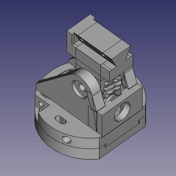 3D-Printed Wedge in FreeCad