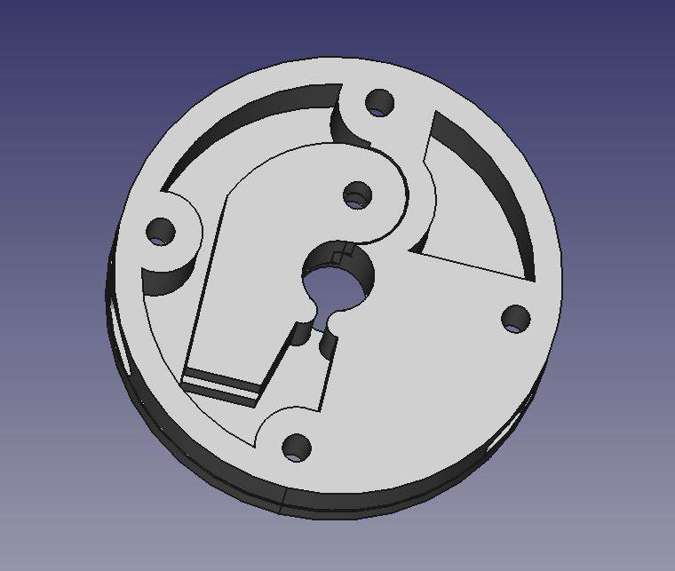 FreeCAD Image of the Counterweight Base