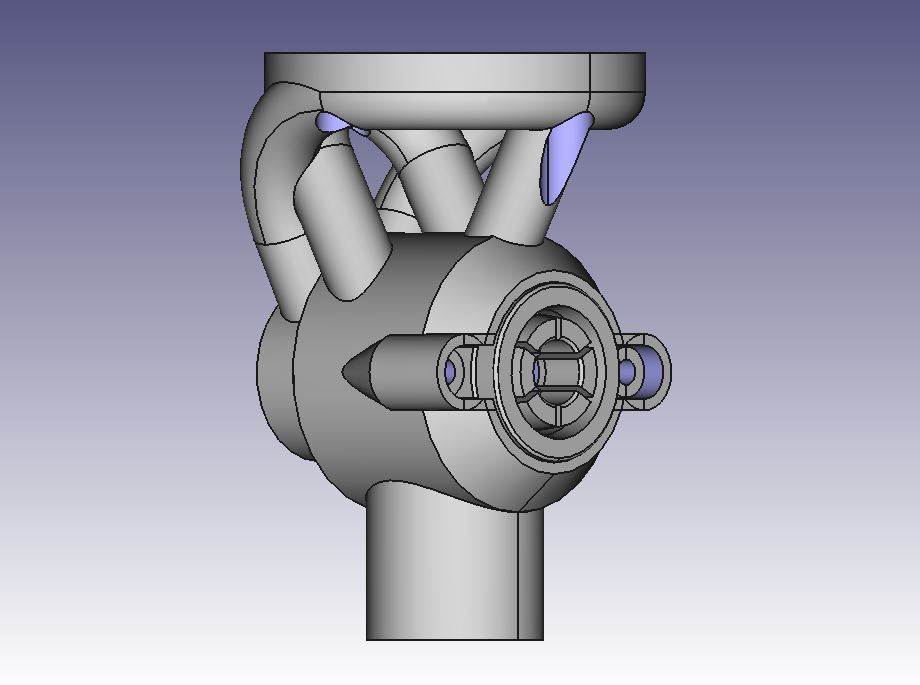 FreeCAD Rendering of Camera Mount Upgrade