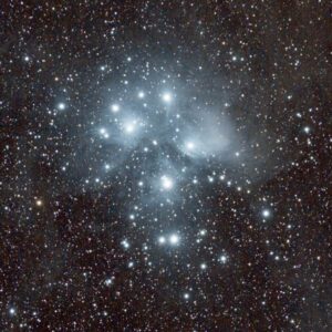 Pleiades Under Dark Skies