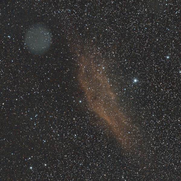 California Nebula with Sensor Booger