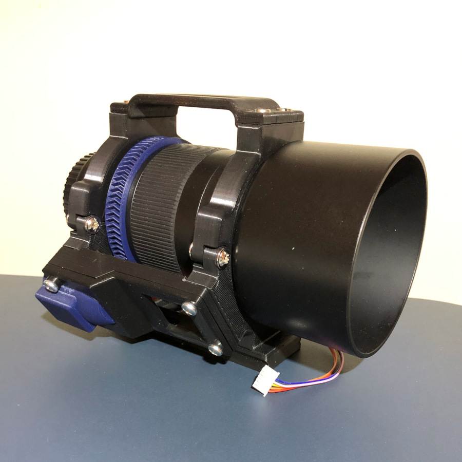 Samyang 135mm Focuser - Motor Assembly and Camera Gear