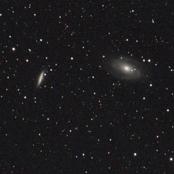 Zoomed-In Image of M81 and M82