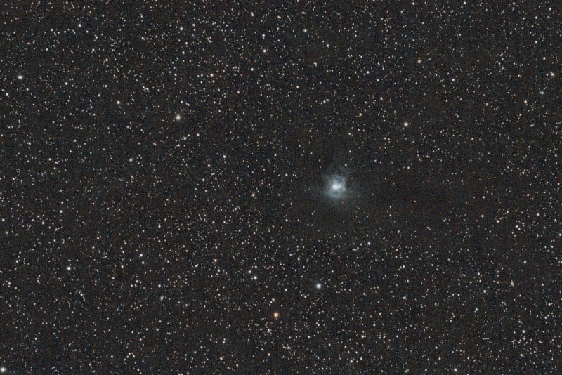 Iris Nebula - Canon EOS 250D, Optilong L-Pro, 135mm, f/4, ISO 400, Exp 129 @ 30s - Post: Siril