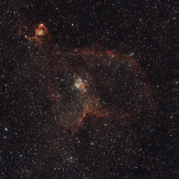Heart Nebula Under Dark Skies