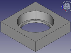 Bearing Housing with Pocket for Seam