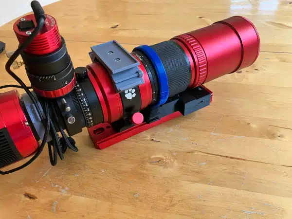 Wide View of Mounted Focuser